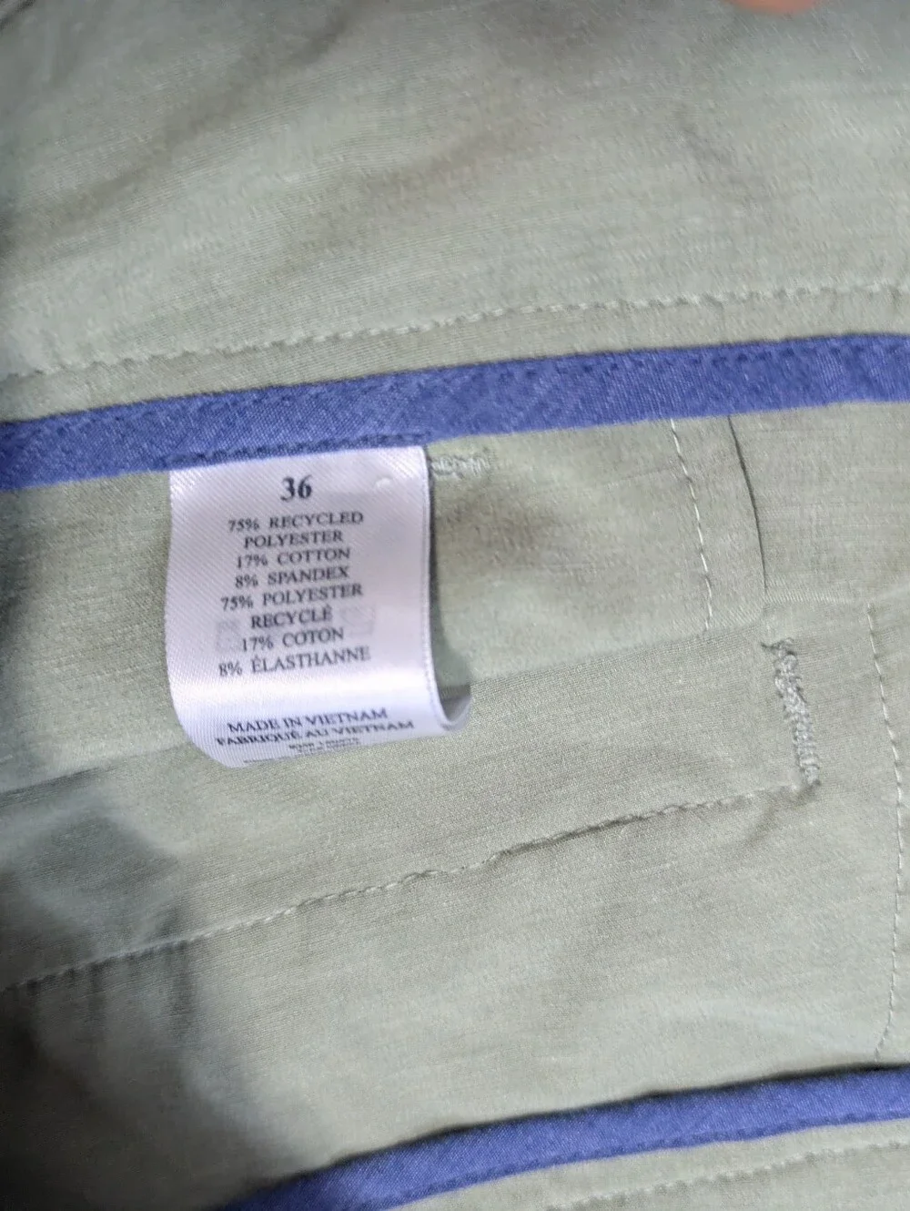 Faherty Shorts Mens 36 Green All Day Hybrid Quick Dry Stretch Drawstring MSC0013